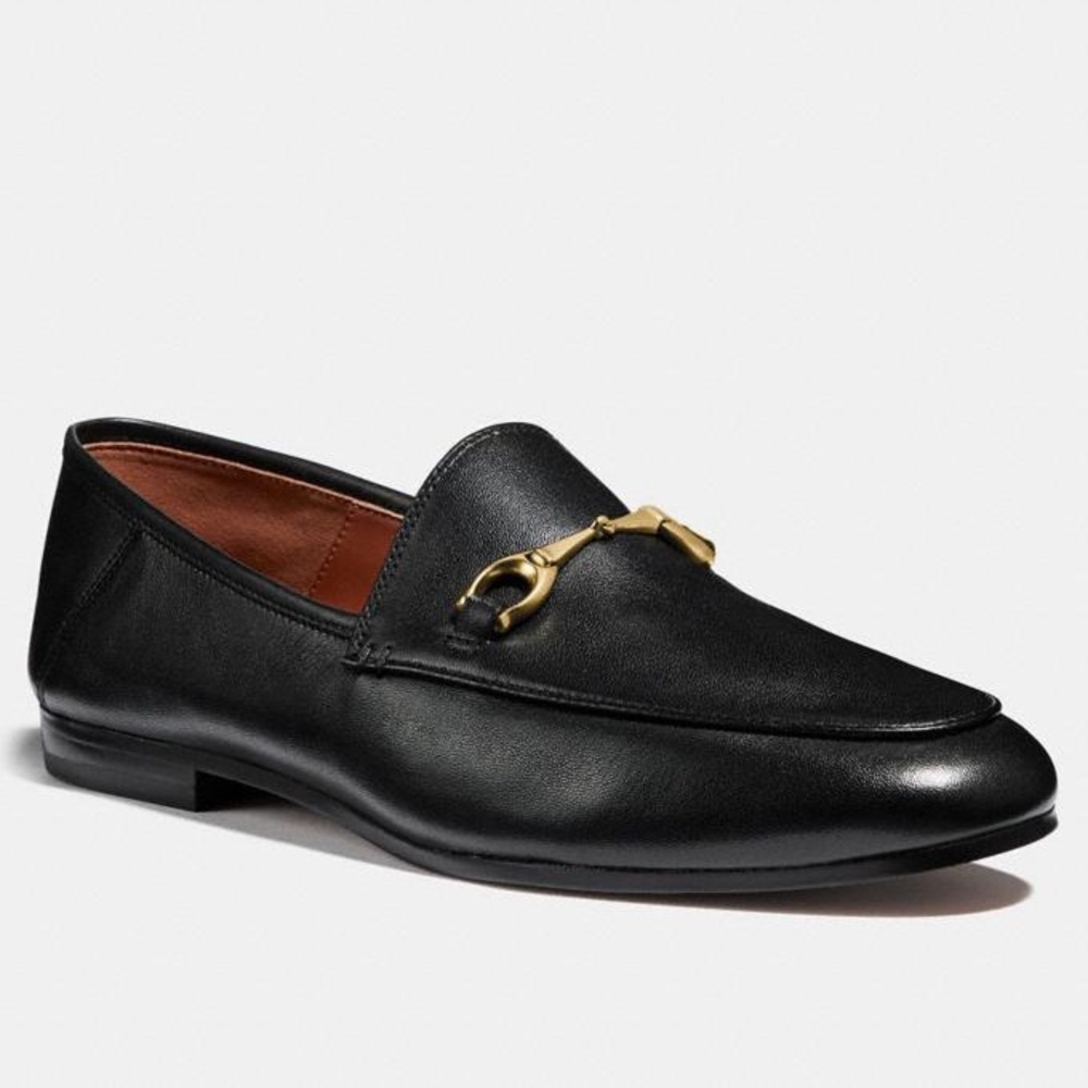 Coach | Women’s Black Leather Haley Loafer - Picture 3 of 5